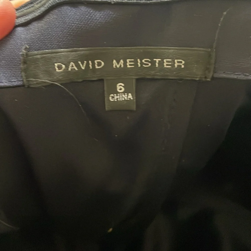 David Meister Strapless Flower Dress Size 6 - Picture 6 of 6